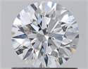 Del inventario de diamantes de laboratorio, 0.83 quilates, Redondo , Color H, claridad VVS2 y certificado IGI