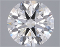 Lab Grown Diamond 3.05 Carats, Round with Ideal Cut, E Color, VVS2 Clarity and Certified by IGI