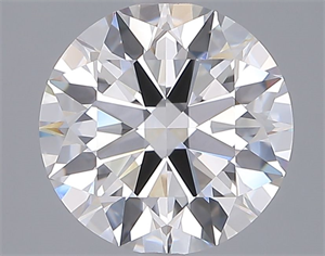 Picture of Lab Grown Diamond 3.05 Carats, Round with Ideal Cut, E Color, VVS2 Clarity and Certified by IGI