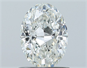 Natural Diamond 0.90 Carats, Oval with  Cut, G Color, SI2 Clarity and Certified by GIA