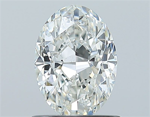 Picture of Natural Diamond 0.90 Carats, Oval with  Cut, G Color, SI2 Clarity and Certified by GIA