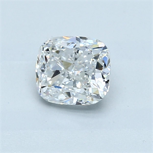 Foto Diamante Natural 0.91 quilates, Del cojín , Color F, claridad SI1 y certificado GIA de
