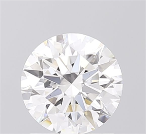 Picture of Lab Grown Diamond 1.25 Carats, Round with Ideal Cut, D Color, VS2 Clarity and Certified by IGI