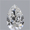 Natural Diamond 0.40 Carats, Pear with  Cut, E Color, VVS1 Clarity and Certified by IGI