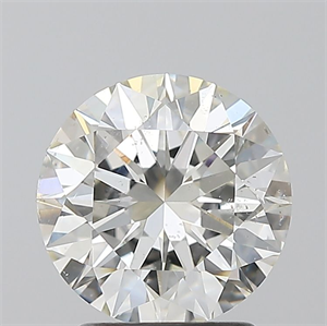 Foto Diamante Natural 2.01 quilates, Redondo , Color J, claridad SI1 y certificado GIA de