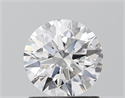 Lab Grown Diamond 1.06 Carats, Round with Ideal Cut, D Color, VVS2 Clarity and Certified by IGI