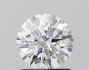 Picture of Lab Grown Diamond 1.06 Carats, Round with Ideal Cut, D Color, VVS2 Clarity and Certified by IGI