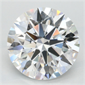 Lab Grown Diamond 4.16 Carats, Round with Excellent Cut, D Color, IF Clarity and Certified by GIA