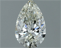 Natural Diamond 0.60 Carats, Pear with  Cut, I Color, IF Clarity and Certified by IGI