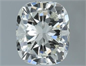Natural Diamond 1.50 Carats, Cushion with  Cut, J Color, SI1 Clarity and Certified by GIA