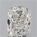 Natural Diamond 1.51 Carats, Cushion with  Cut, I Color, VVS1 Clarity and Certified by GIA