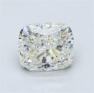 Picture of Natural Diamond 1.01 Carats, Cushion with  Cut, I Color, SI1 Clarity and Certified by GIA