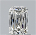 Natural Diamond 0.80 Carats, Radiant with  Cut, I Color, VS1 Clarity and Certified by GIA