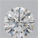 Natural Diamond 2.61 Carats, Round with Excellent Cut, I Color, SI2 Clarity and Certified by GIA