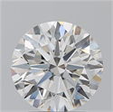 Natural Diamond 2.61 Carats, Round with Excellent Cut, I Color, SI2 Clarity and Certified by GIA