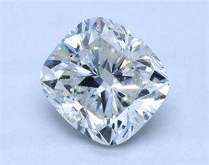 Picture of Natural Diamond 2.50 Carats, Cushion with  Cut, I Color, SI2 Clarity and Certified by GIA
