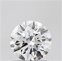 Del inventario de diamantes de laboratorio, 0.72 quilates, Redondo , Color D, claridad VVS1 y certificado IGI