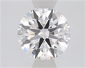Lab Grown Diamond 1.07 Carats, Round with Ideal Cut, G Color, VVS2 Clarity and Certified by IGI
