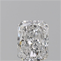 Natural Diamond 0.90 Carats, Radiant with  Cut, D Color, VVS2 Clarity and Certified by GIA