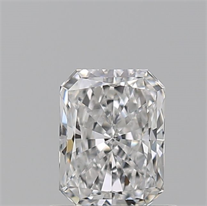Picture of Natural Diamond 0.90 Carats, Radiant with  Cut, D Color, VVS2 Clarity and Certified by GIA