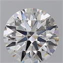 Lab Grown Diamond 3.01 Carats, Round with Ideal Cut, F Color, VS1 Clarity and Certified by IGI