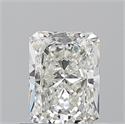 Natural Diamond 0.71 Carats, Radiant with  Cut, I Color, VVS1 Clarity and Certified by GIA