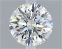 Diamante Natural 0.56 quilates, Redondo , Color I, claridad VVS2 y certificado GIA