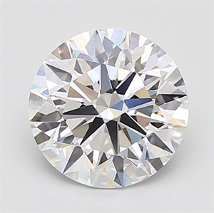Picture of Lab Grown Diamond 4.30 Carats, Round with Ideal Cut, E Color, IF Clarity and Certified by IGI