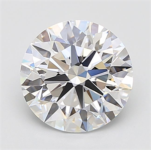 Picture of Lab Grown Diamond 4.30 Carats, Round with Ideal Cut, E Color, IF Clarity and Certified by IGI