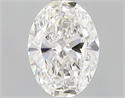Diamante Natural 0.51 quilates, Ovalado , Color G, claridad I1 y certificado GIA