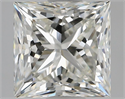 Natural Diamond 2.01 Carats, Princess with  Cut, I Color, VS1 Clarity and Certified by GIA
