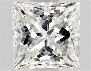 Picture of Natural Diamond 0.50 Carats, Princess with  Cut, I Color, VVS1 Clarity and Certified by GIA