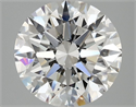 Lab Grown Diamond 3.10 Carats, Round with Ideal Cut, E Color, VVS2 Clarity and Certified by IGI