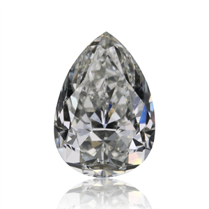 Picture of Natural Diamond 1.01 Carats, Pear with  Cut, H Color, SI2 Clarity and Certified by GIA