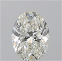 Natural Diamond 1.50 Carats, Oval with  Cut, I Color, SI2 Clarity and Certified by GIA