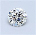 Diamante Natural 0.72 quilates, Redondo , Color F, claridad VVS1 y certificado GIA