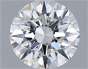 Lab Grown Diamond 1.01 Carats, Round with Excellent Cut, E Color, VS1 Clarity and Certified by IGI