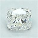 Diamante Natural 1.70 quilates, Del cojín , Color E, claridad SI1 y certificado GIA