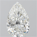 Natural Diamond 2.01 Carats, Pear with  Cut, F Color, VS2 Clarity and Certified by GIA