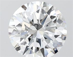 Picture of Lab Grown Diamond 3.00 Carats, Round with Ideal Cut, D Color, VVS1 Clarity and Certified by IGI