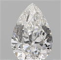 Diamante Natural 0.15 quilates, De pera , Color F, claridad SI1 y certificado IGI