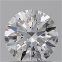 Lab Grown Diamond 1.03 Carats, Round with Ideal Cut, D Color, VVS1 Clarity and Certified by IGI