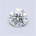 Natural Diamond 0.70 Carats, Round with Very Good Cut, D Color, VS2 Clarity and Certified by GIA