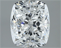 Natural Diamond 2.82 Carats, Cushion with  Cut, G Color, VS1 Clarity and Certified by GIA