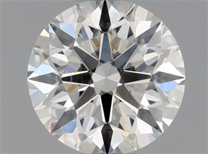 Picture of Natural Diamond 0.42 Carats, Round with Excellent Cut, G Color, SI1 Clarity and Certified by GIA