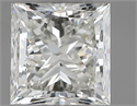 Natural Diamond 0.50 Carats, Princess with  Cut, I Color, VS1 Clarity and Certified by IGI