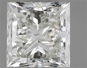 Picture of Natural Diamond 0.50 Carats, Princess with  Cut, I Color, VS1 Clarity and Certified by IGI