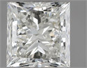 Natural Diamond 0.50 Carats, Princess with  Cut, I Color, VS1 Clarity and Certified by IGI