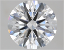 Natural Diamond 2.19 Carats, Round with Excellent Cut, E Color, VS1 Clarity and Certified by GIA