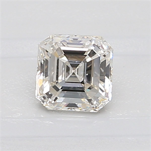 Picture of Natural Diamond 0.71 Carats, Asscher with  Cut, J Color, VS2 Clarity and Certified by GIA